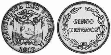 5 Centavos 1917-1918