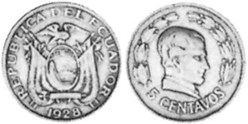 5 Centavos 1928