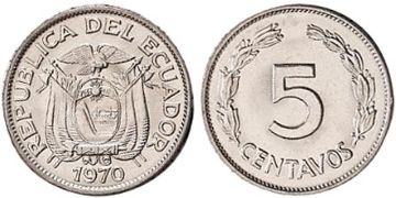 5 Centavos 1970