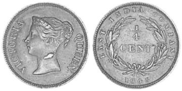 1/4 Cent 1845