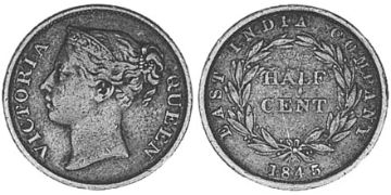 1/2 Cent 1845