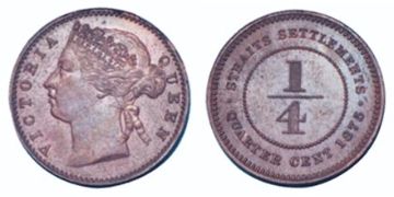 1/4 Cent 1872-1883