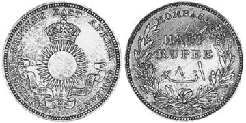 1/2 Rupie 1890