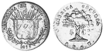 5 Centavos 1865-1875