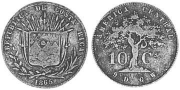 10 Centavos 1865-1872