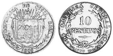 10 Centavos 1889-1892