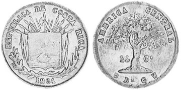 25 Centavos 1864