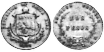 2 Pesos 1866-1868