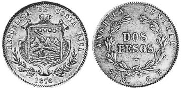 2 Pesos 1876