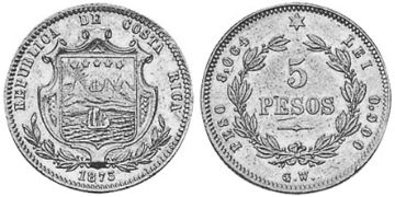 5 Pesos 1873