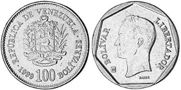 100 Bolívarů 1999
