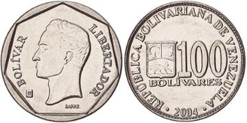 100 Bolívarů 2001-2004