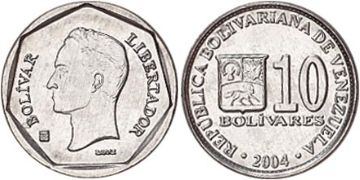 10 Bolívarů 2001-2004