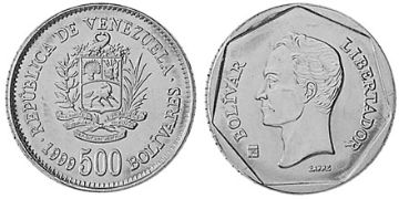 500 Bolívarů 1999