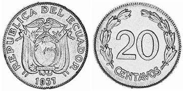 20 Centavos 1937