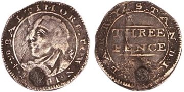 3 Pence 1790