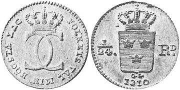 1/24 Riksdaler 1810-1816