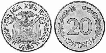20 Centavos 1959-1972