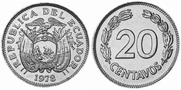 20 Centavos 1975-1981