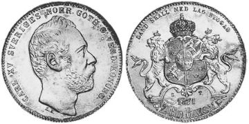 2 Riksdaler Riksmynt 1862-1871