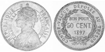 50 Centimes 1897