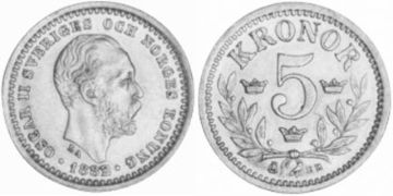 5 Kronor 1881-1899