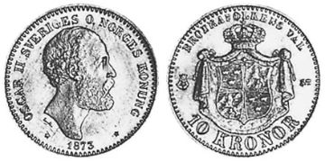 10 Kronor 1873-1876