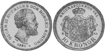 10 Kronor 1876-1895