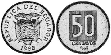50 Centavos 1988