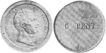 5 Cents 1844