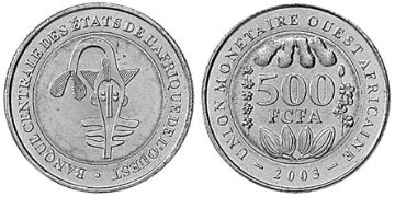500 Francs 2003-2010