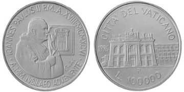100000 Lire 1996