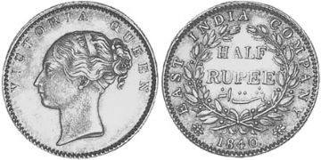 1/2 Rupie 1840