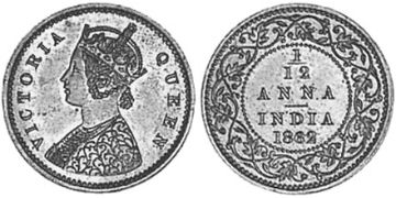 1/12 Anna 1862-1876