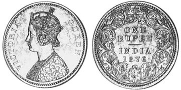 Rupie 1874-1876