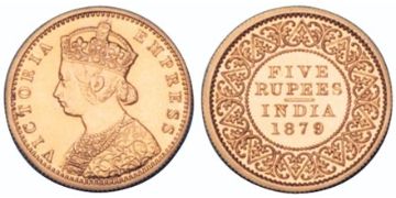 5 Rupies 1879