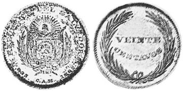 20 Centavos 1892