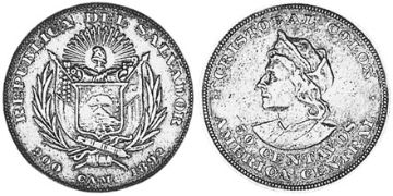 50 Centavos 1892-1894