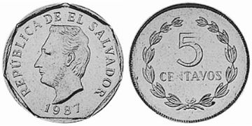5 Centavos 1987-1999