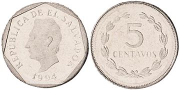 5 Centavos 1992-1999