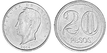 20 Pesos 2004-2008