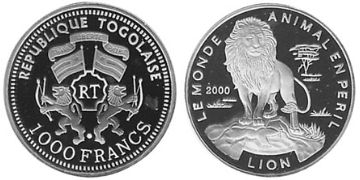 1000 Francs 2000