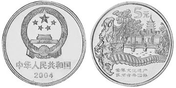 5 Yuan 2004