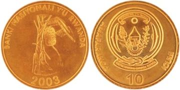 10 Francs 2003-2009