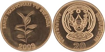 20 Francs 2003-2009