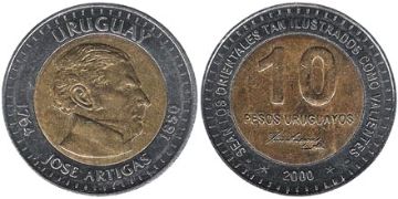 10 Pesos Uruguayos 2000-2006
