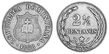 2-1/2 Centavos 1888