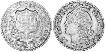 50 Centesimos 1891