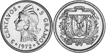 5 Centavos 1937-1974
