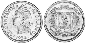 25 Centavos 1937-1961